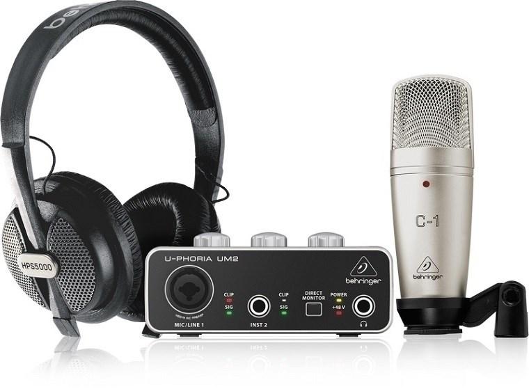 Mikrofon sæt Behringer U-Phoria Studio – homerecording kit