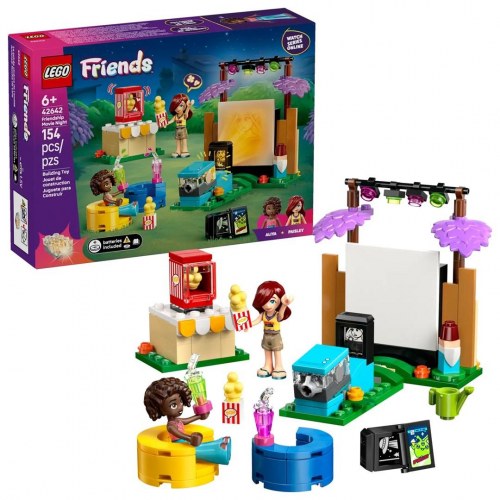 LEGO Friends filmhygge – Venskabsaften (42642)