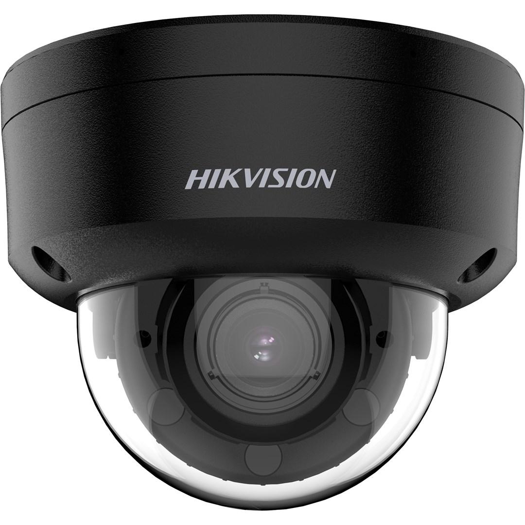 Overvågningskamera udendørs Hikvision Pro Series AcuSense dome 4 MP (sort) 2,8–12 mm