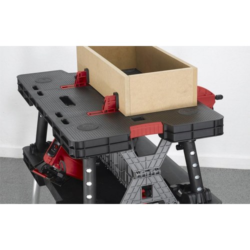 Sammenklappeligt arbejdsbord – Keter portable workbench, sort
