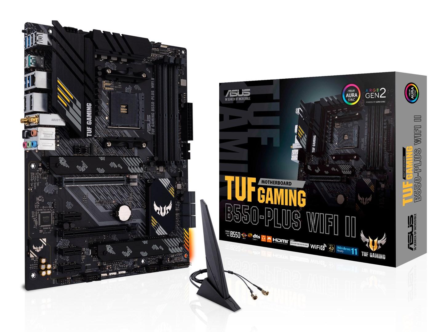 Bundkort ASUS TUF Gaming B550-PLUS WiFi II - AMD B550, AM4, ATX billede