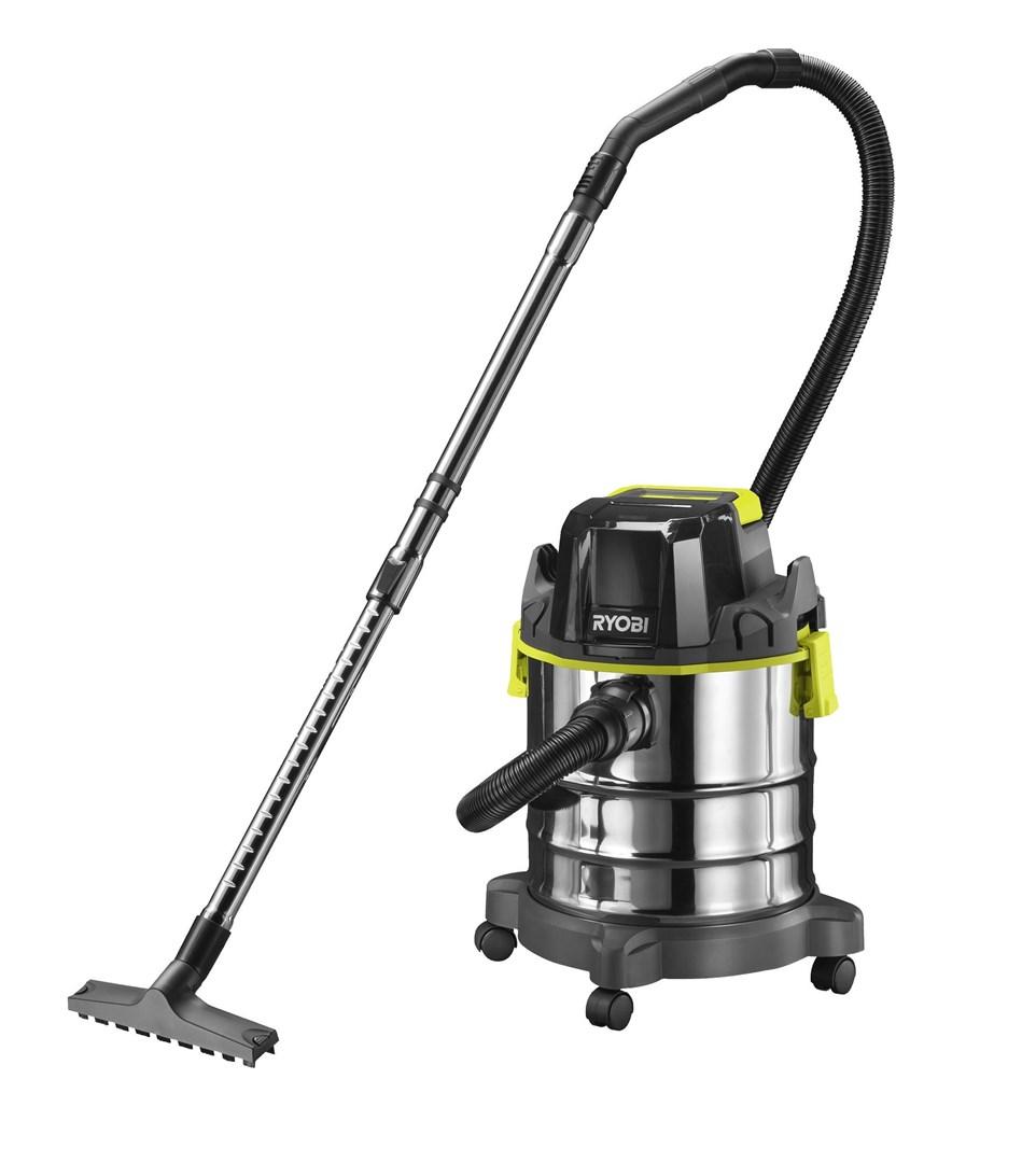 Våd- og tørstøvsuger RYOBI R18WDV-0 18V One+ - sort/grøn billede