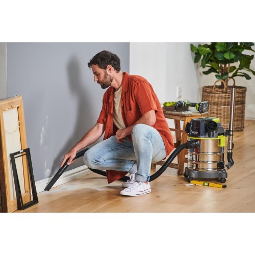 Våd- og tørstøvsuger RYOBI R18WDV-0 18V One+ - sort/grøn