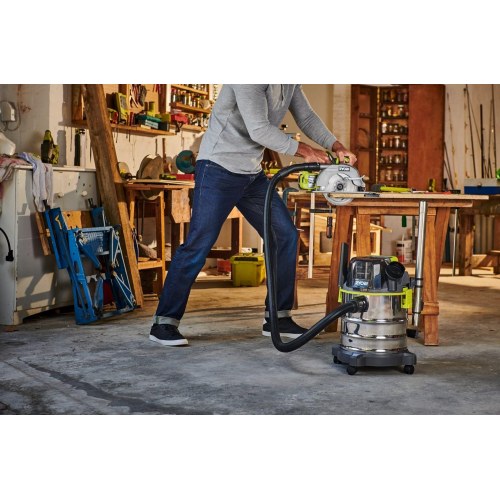 Våd- og tørstøvsuger RYOBI R18WDV-0 18V One+ - sort/grøn