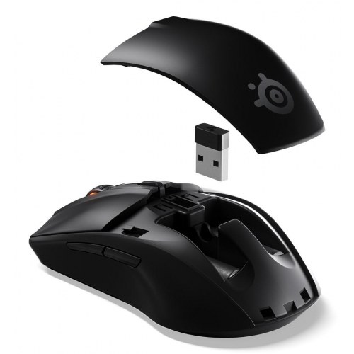 Gaming mus SteelSeries Rival 3 Wireless - højrehånd, RF + Bluetooth, 18.000 DPI