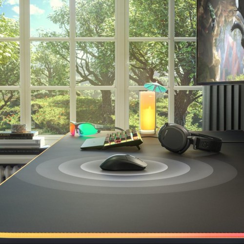 Gaming mus SteelSeries Rival 3 Wireless - højrehånd, RF + Bluetooth, 18.000 DPI