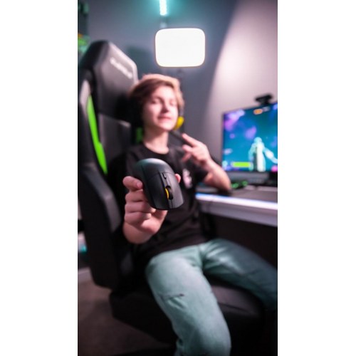 Gaming mus SteelSeries Rival 3 Wireless - højrehånd, RF + Bluetooth, 18.000 DPI