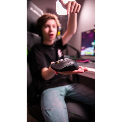 Gaming mus SteelSeries Rival 3 Wireless - højrehånd, RF + Bluetooth, 18.000 DPI