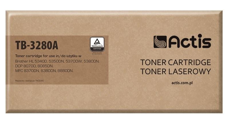 Toner til laserprinter Actis TB-3280A – erstatning for Brother TN-3280, sort, standard, 8.000 sider