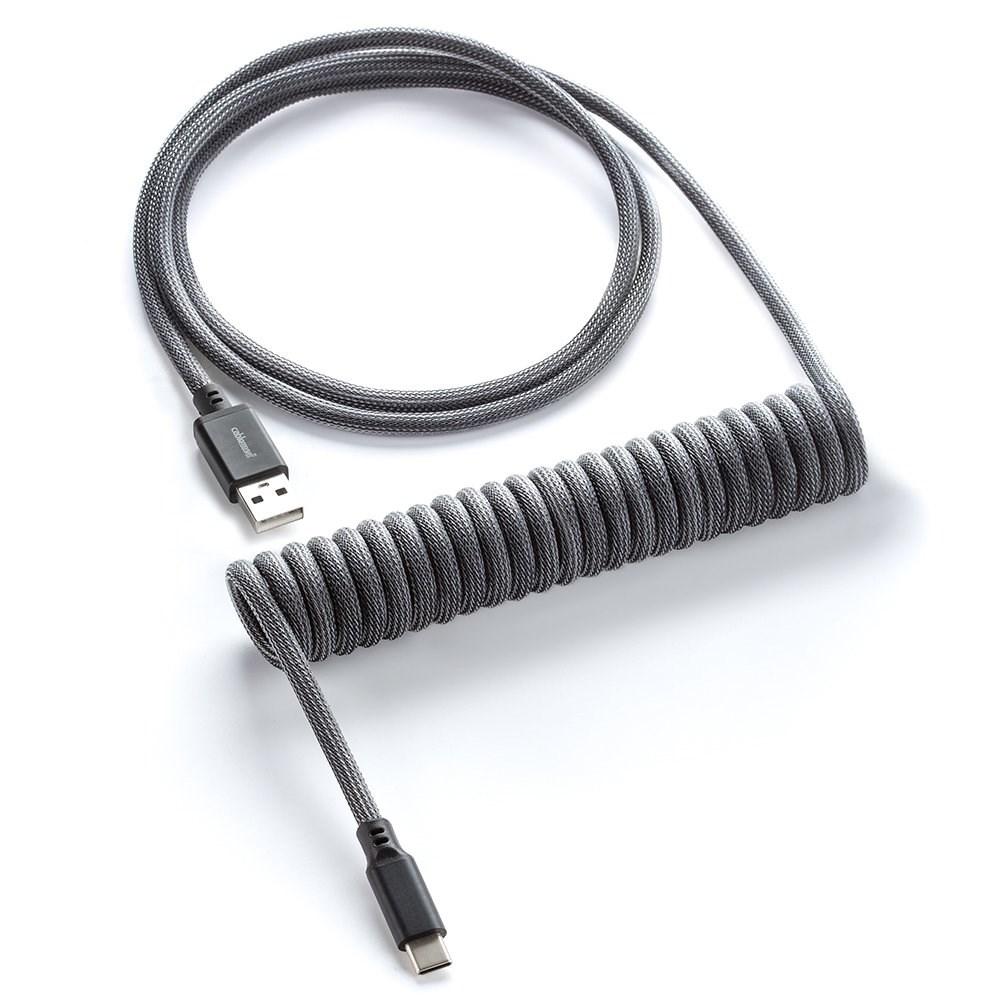 USB-C kabel 1,5 m - cablemod, USB-A til USB-C, grå, vinklet billede