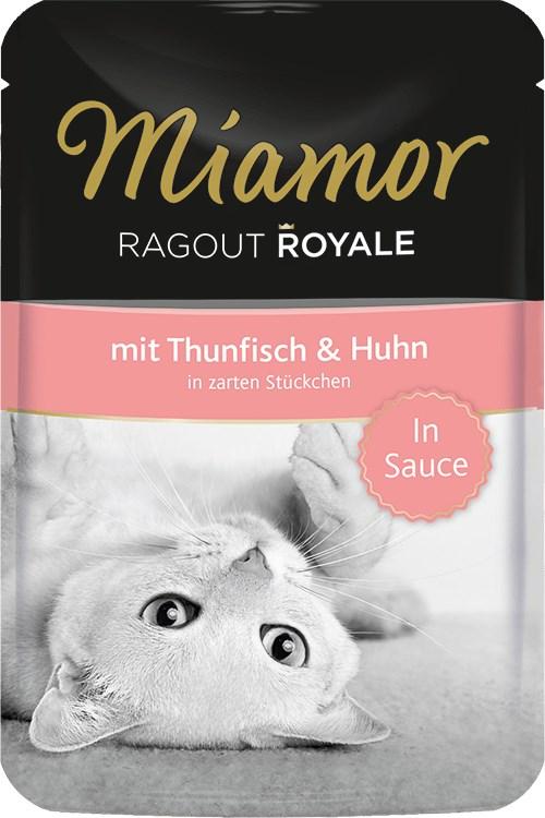 Vådfoder til kat – Miamor Ragout Royale i sauce, tun & kylling 100 g