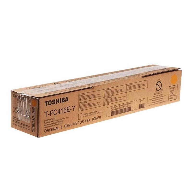 Tonerpatron Toshiba T-FC415EY gul - original