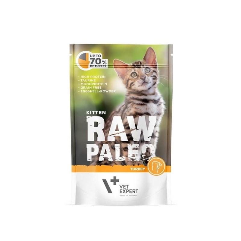 Vådfoder til killing – VetExpert Raw Paleo Kalkun 100 g