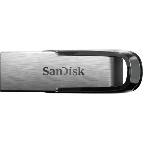 USB-stick SanDisk Ultra Flair 256 GB – USB Type-A 3.2 Gen 1, sort/sølv