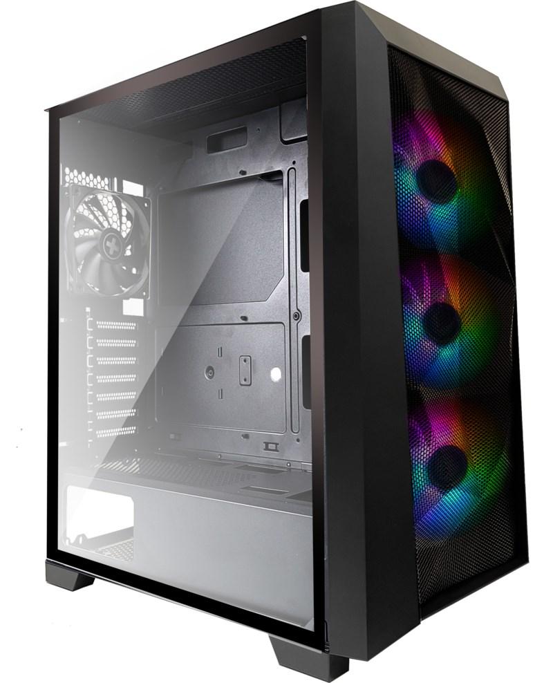PC kabinet XILENCE Performance C XG131 Midi Tower - sort med RGB billede