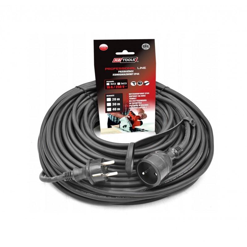 Forlængerledning 230 V - AWTOOLS AW70244