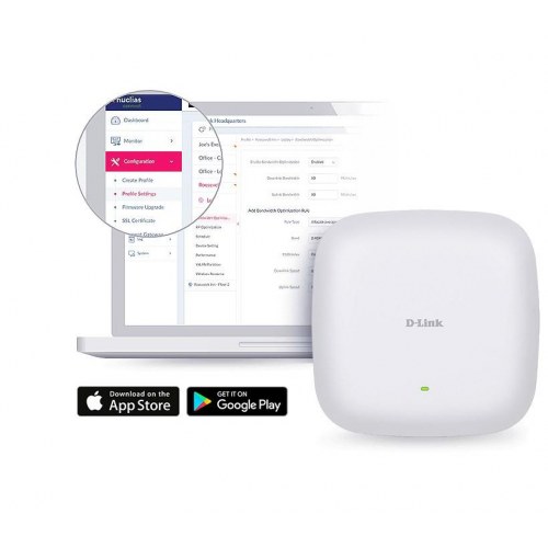 Wi‑Fi 6 access point – D‑Link AX3600 Dual‑Band PoE