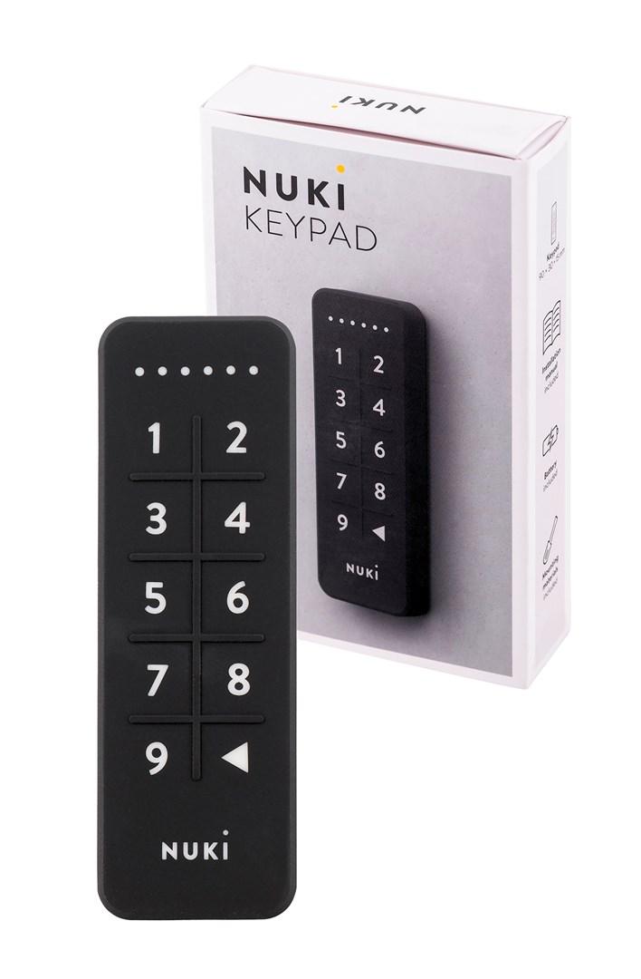 Smart låsetastatur Nuki Keypad - sort, IP65, Bluetooth billede