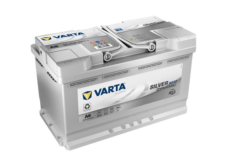 Bilbatteri VARTA Silver Dynamic AGM 12V 80Ah 800A (315×175×190 mm)