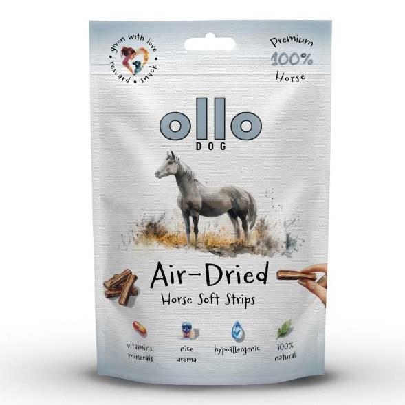 Hundegodbidder OLLO Air-Dried Horse strips – 80 g