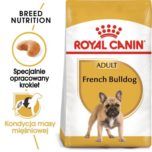 Hundefoder Royal Canin French Bulldog Adult tørfoder 9 kg