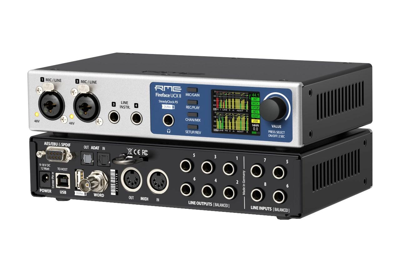 USB lydkort RME Fireface UCX II - 20 ind/20 ud billede