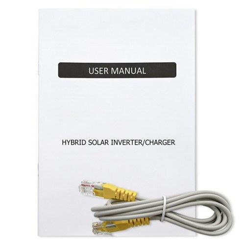 Solcelle vekselretter hybrid 24V 3500W med Wi‑Fi – Qoltec