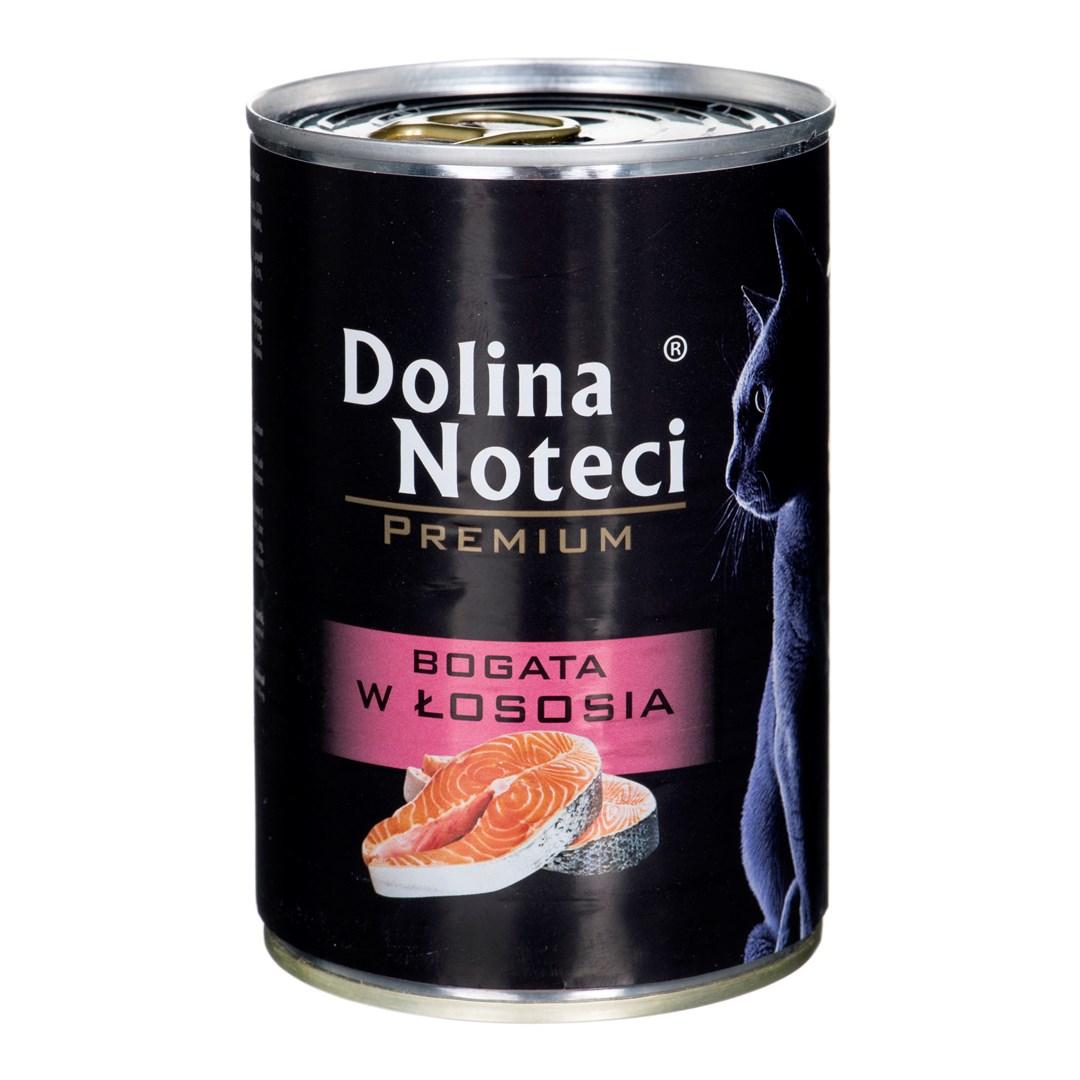 Kattemad vådfoder – Dolina Noteci Premium med laks, 400 g