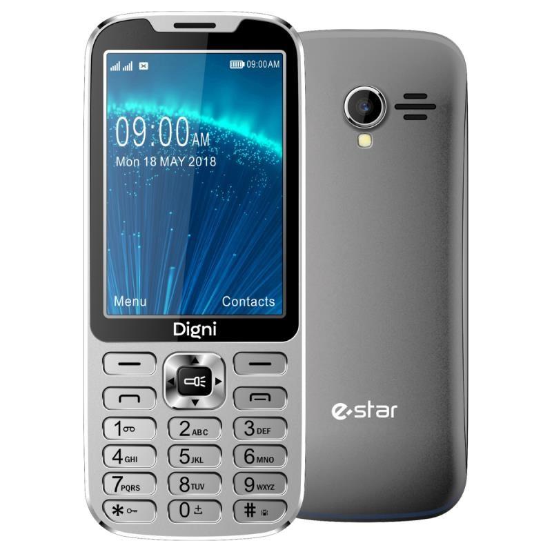 Mobiltelefon eSTAR Digni CALL 4G Dual SIM - Sølv