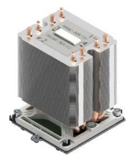 CPU køler heatsink - Intel AXXSTPHMKIT, grå billede