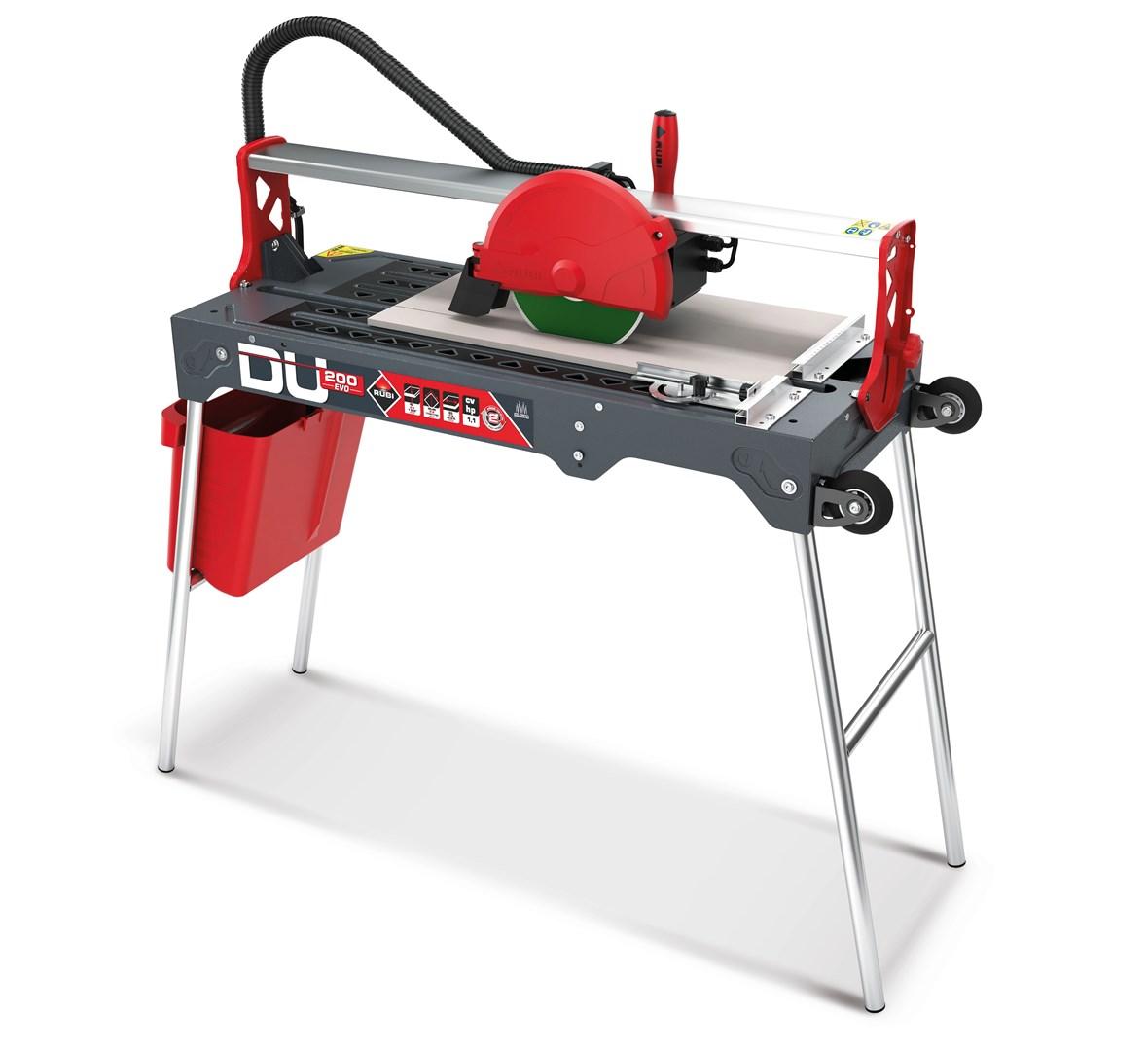 RUBI DU-200 EVO 850, Stationær flisesav, 850 W, 2790 rpm, 20 cm, 85 cm, 230 V