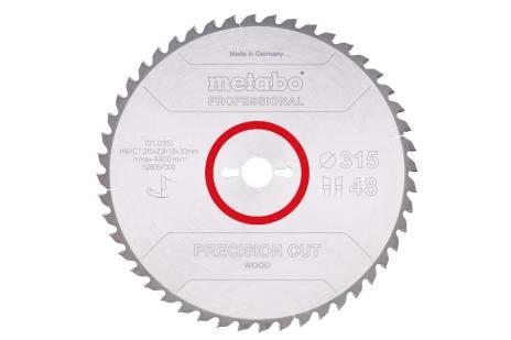 Metabo 4007430176912 - 628057000 Rundsavklinge precision cut wood, kvaliltet professional, til semistationære rundsav