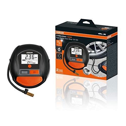 Dækkompressor OSRAM TYREinflate 1000 - sort/orange billede