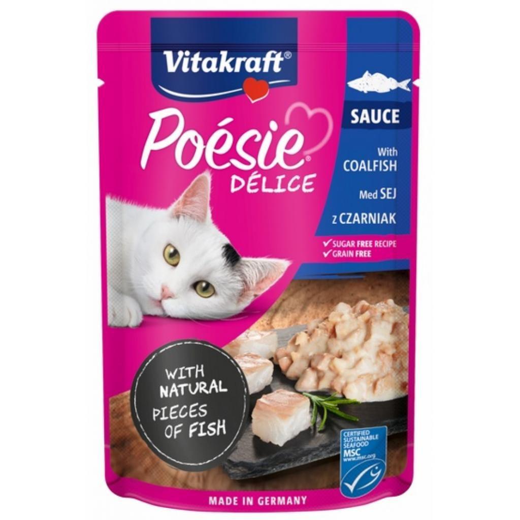 Vådfoder til kat – Vitakraft Poésie Délice med sej, 85 g