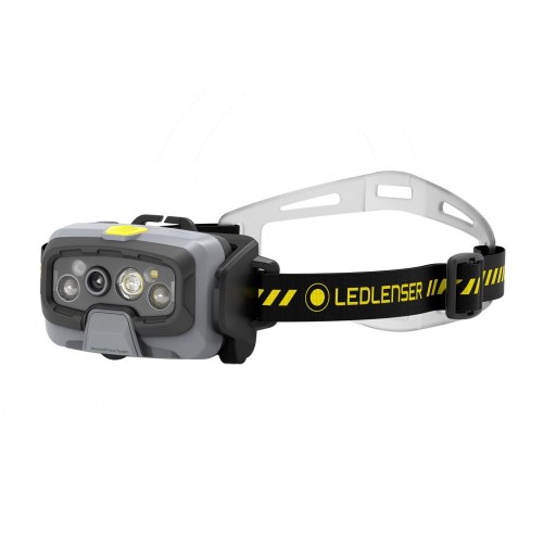 Pandelygte Ledlenser HF8R Work - sort, LED, 1.600 lm