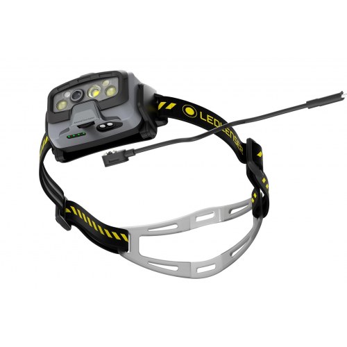 Pandelygte Ledlenser HF8R Work - sort, LED, 1.600 lm