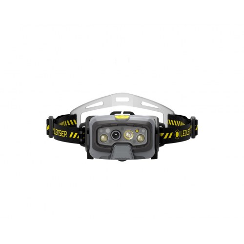 Pandelygte Ledlenser HF8R Work - sort, LED, 1.600 lm