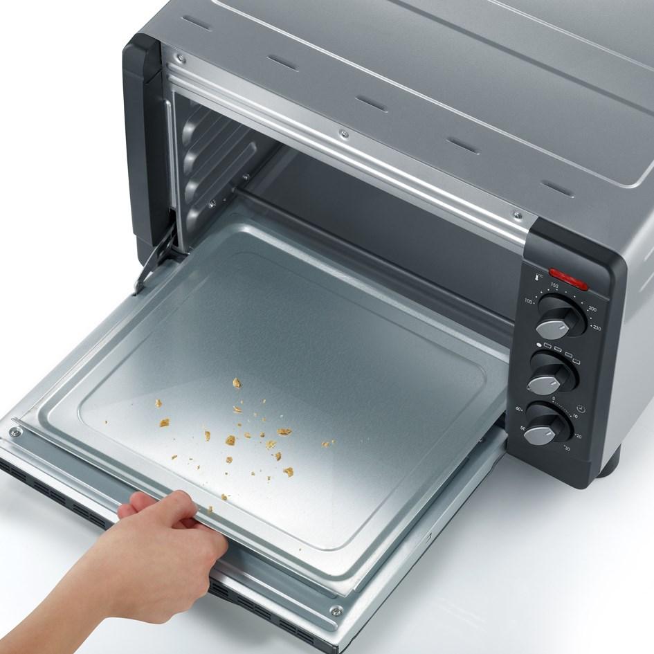 Miniovn SEVERIN TO 2068 20 l, 1.500 W, sort, grill/varmluft