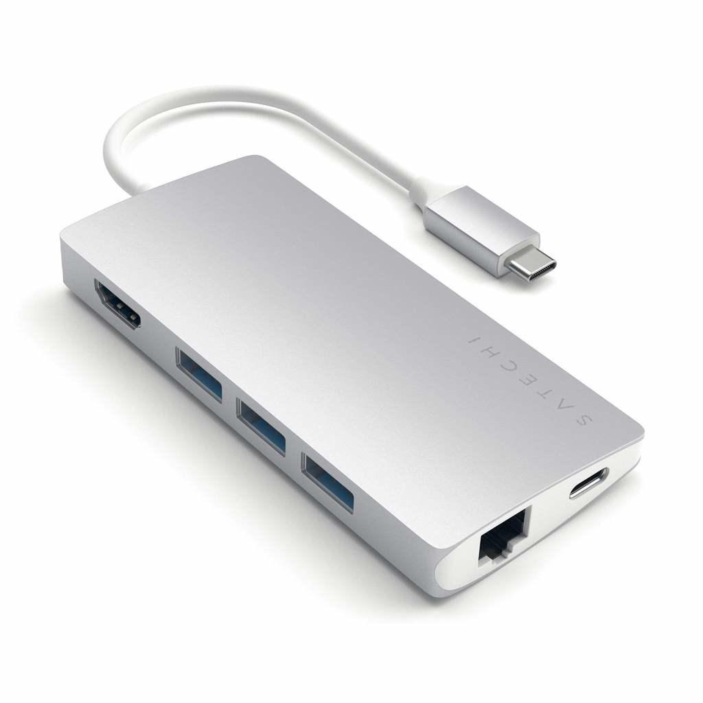 USB-C hub Satechi ST-TCMA2S - sølv billede