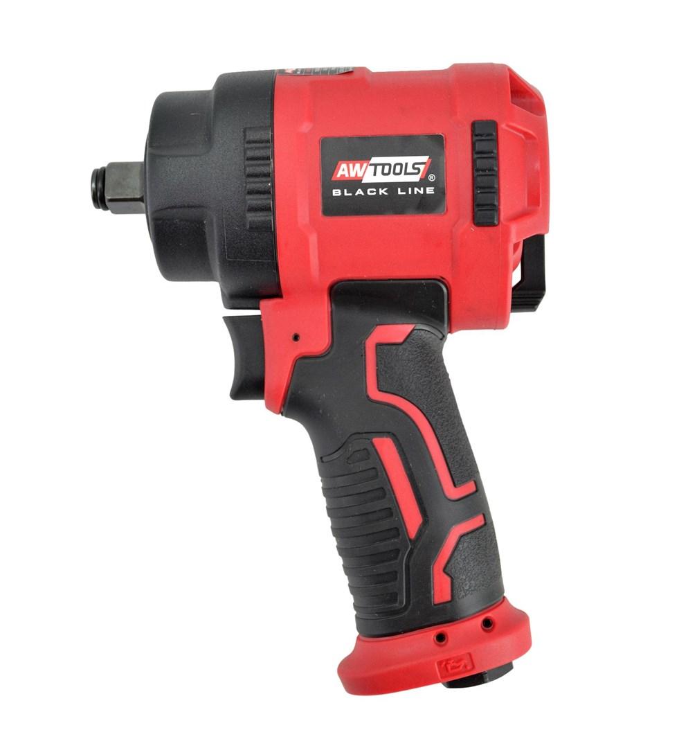 Slagnøgle 1/2" pneumatisk 1.200 Nm - AWTOOLS Black Line MINI