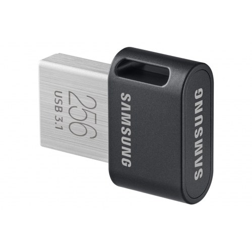 USB stik Samsung FIT Plus 256 GB – USB-A 3.2 Gen 1, grå/sølv