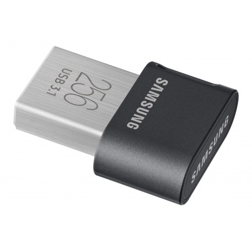 USB stik Samsung FIT Plus 256 GB – USB-A 3.2 Gen 1, grå/sølv