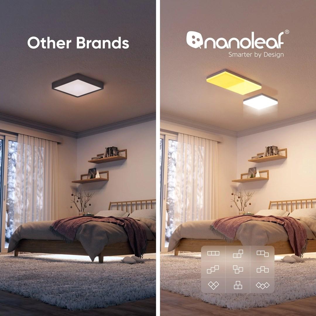 Smart loftlampe Nanoleaf - Wi‑Fi, tunbar hvid, 1.400 lm billede
