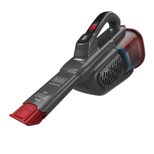 Håndstøvsuger Black & Decker Dustbuster, sort/rød, støvpose billede
