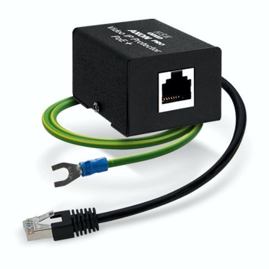 Overspændingsbeskyttelse til PoE+ netværk - HSK DATA AXON-PRO-IP-POE+