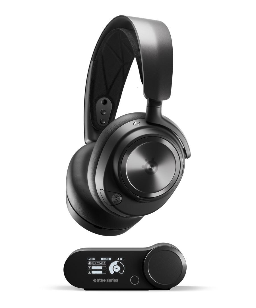 Gaming headset SteelSeries Arctis Nova Pro X - trådløst over‑ear med aktiv støjreduktion