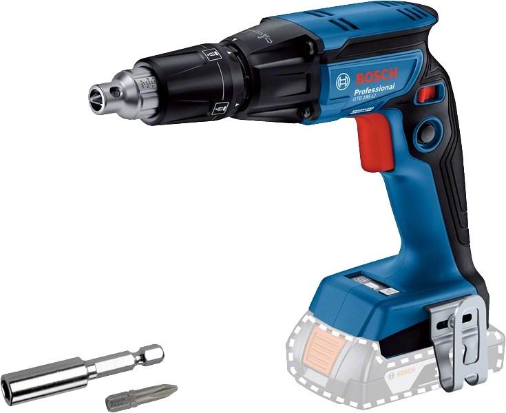 Akku skruemaskine Bosch GTB 185-LI, 18 V - 4.500 o/min, sort/blå/rød