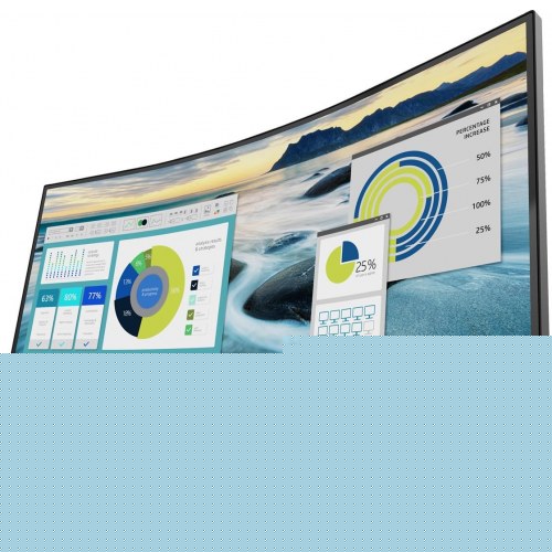 Skærm 34" buet WQHD USB-C – HP P34hc G4