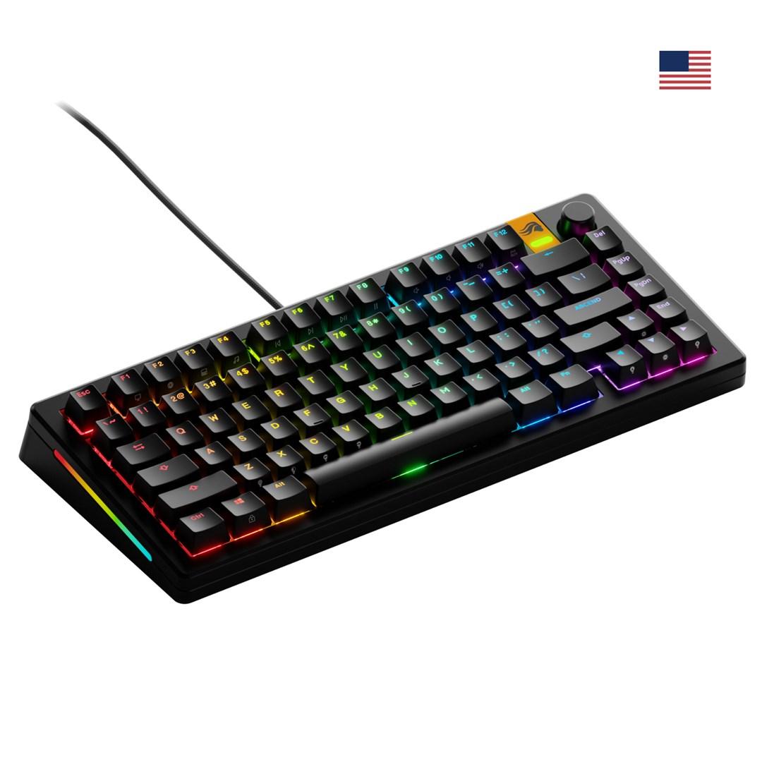 Tastatur til gaming GLORIOUS GMMK 3 HE 75% Prebuilt, kablet, sort - US billede