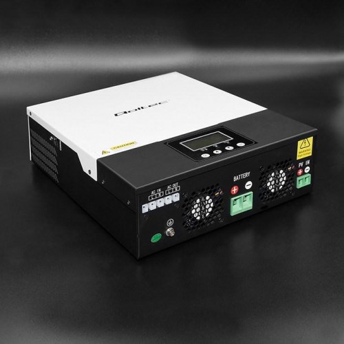 Solcelle inverter hybrid off-grid - Qoltec 3 kVA, 2,4 kW, 80 A, MPPT, sinus